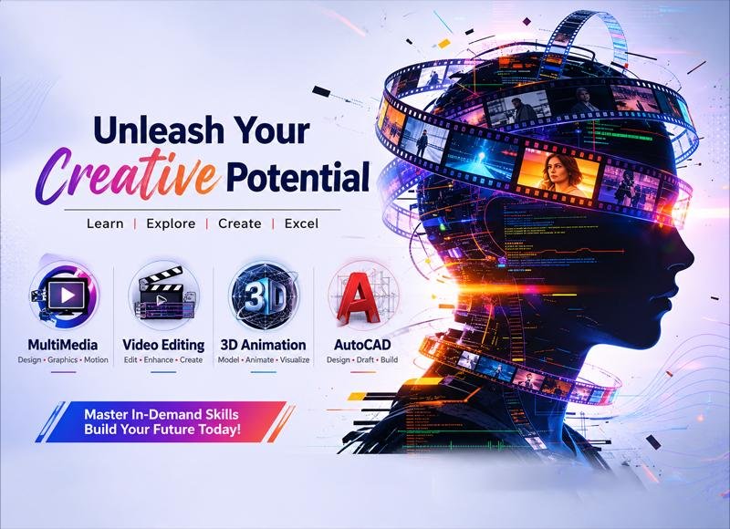Multi Media, Video Editing, 3D Animation & AutoCAD Courses in Lahore | PiCiT