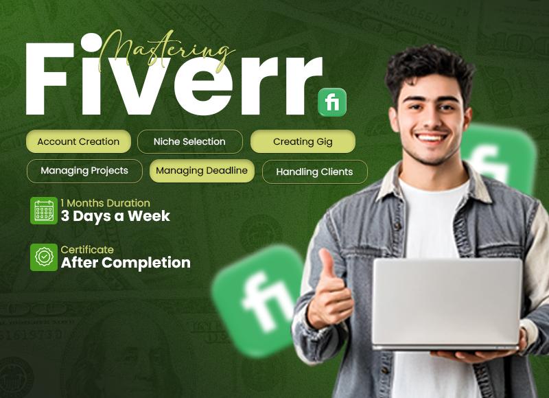 Become a Fiverr Freelancer with PICIT – Top Fiverr Course in Lahore