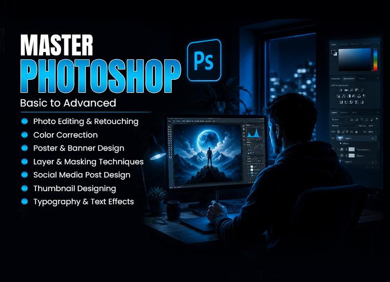 Adobe Photoshop Course in Lahore – Professional Graphic Design & Photo Editing Training