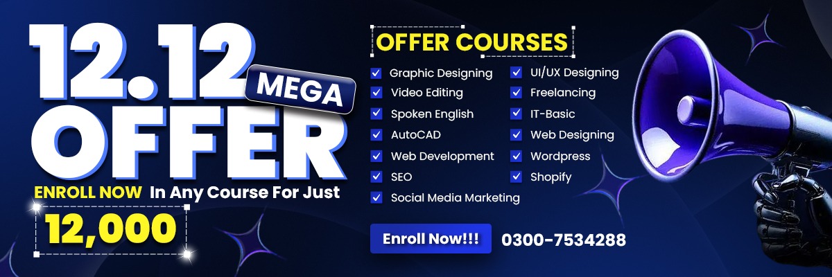 PiCiT 12-12 Mega Offer! 🎉 This 12th December, we’re bringing you the biggest learning deal of the year! 📌 Enroll in ANY Course for just Rs. 12,000/- 📅 Offer valid only on 12/12/2025 — 1 Day Only Whether you’re starting your career or upgrading your skills, this is your chance to join PiCiT at the lowest price of the year. ✨ Limited seats — Don’t miss out! 📲 Enroll Now & Secure Your Spot!